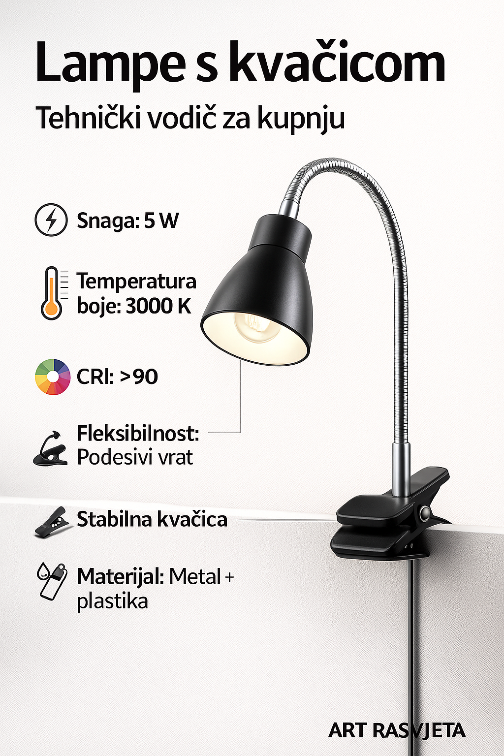Lampe s kvačicom